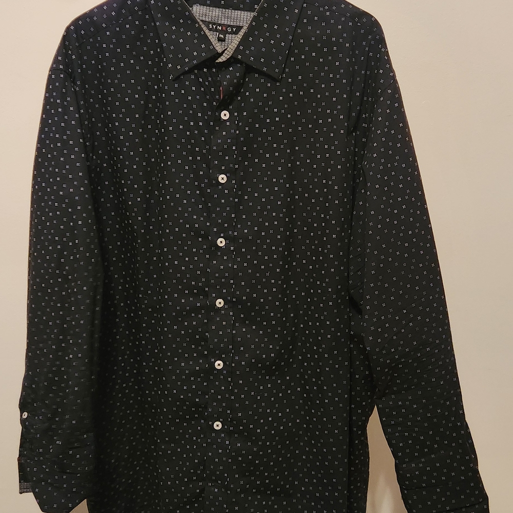 Black Casual Button Down Shirt